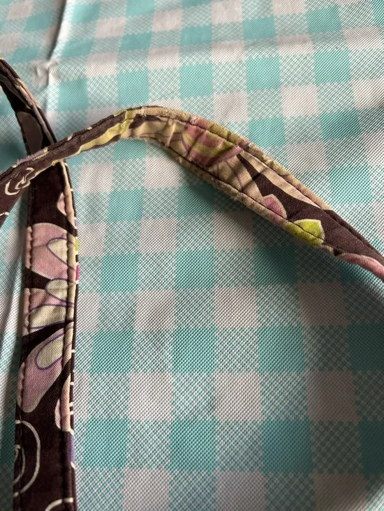 Vera Bradley Retired Purple Punch Shoulder Tote - Picture 4 of 4